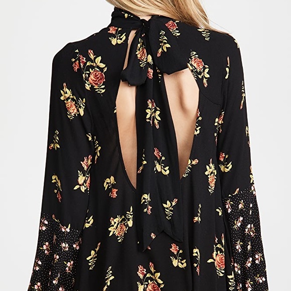 Free People Tate Floral Printed Tunic Dress - Picture 4 of 10